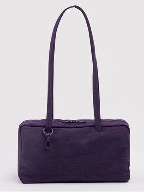 BAGGU Nylon Bowler Bag in Fig Purple New with tags NWT